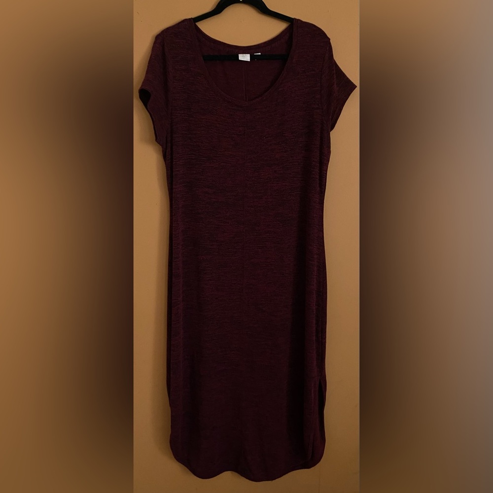 New York & Company burgundy XL long maxi dress.